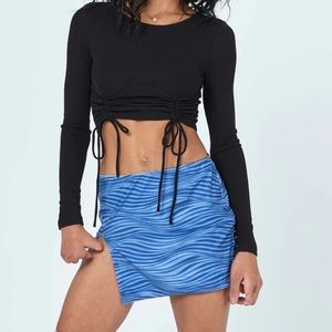 BOLD MOVE MINI SKIRT BLUE